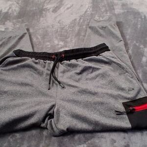 RBX Black and Gray Activewear Pants